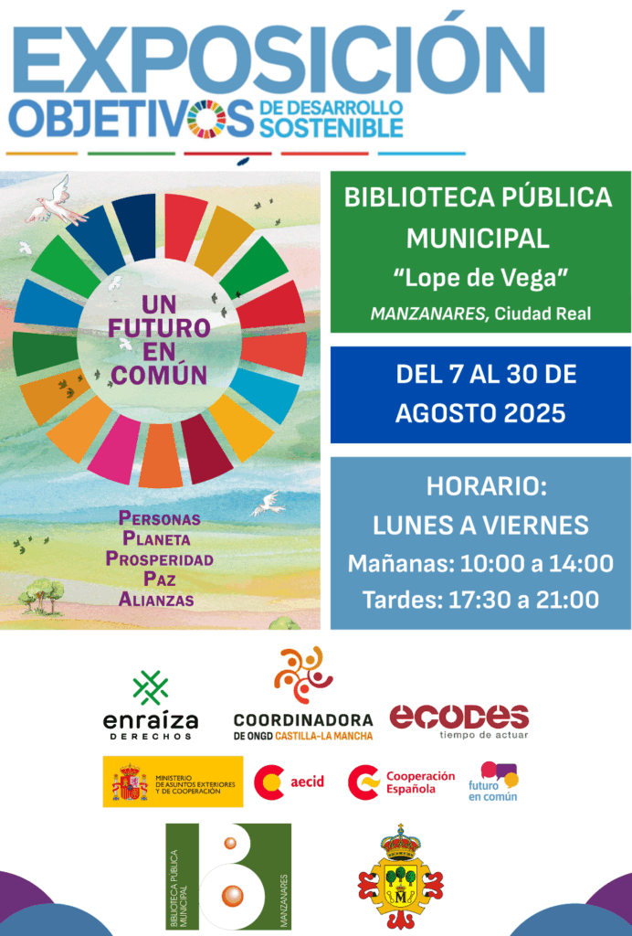 La Exposición de los ODS «Un futuro en común» visita Manzanares, en Ciudad Real